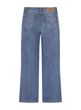 Jeans Levis Wide in blau für Mädchen.