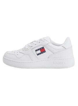 Sneakers Tommy Jeans Retro Bascket Weisss Damen
