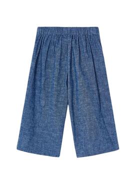 Hose Mayoral Culotte Leinen Blau für Mädchen