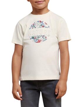 T-Shirt Mayoral Nature Weiß für Jungen