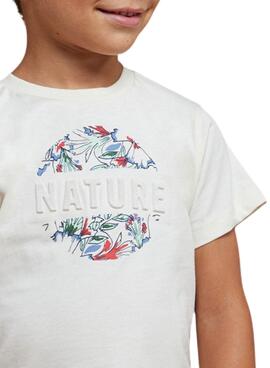 T-Shirt Mayoral Nature Weiß für Jungen