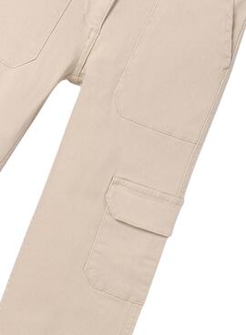 Hose Mayoral Lang Sarga Beige für Mädchen