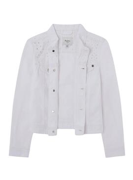 Jeansjacke Pepe Jeans Isa Weiß Mädchen