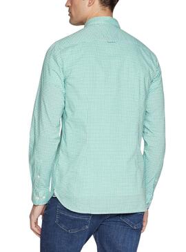 Tommy Hilfiger Flex Textured Green Shirt für Herren