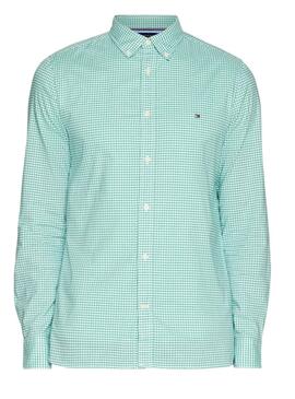 Tommy Hilfiger Flex Textured Green Shirt für Herren