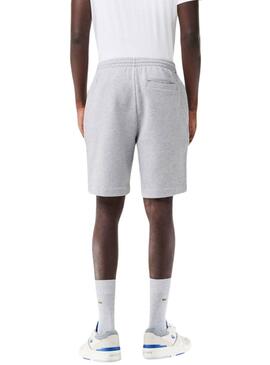 Bermudas Lacoste Jogger Grau Eco für Männer.