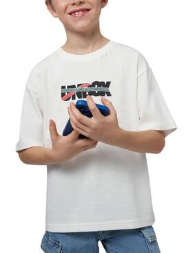 T-shirt von Mayoral Interactive QR weiß für Jungen.