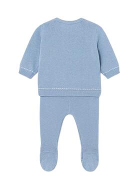 Mayoral Besticktes Blaues Set für Babys