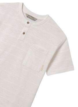 T-shirt Mayoral Striped White Structure for Boys