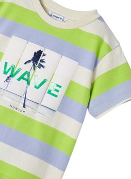 T-shirt Mayoral Wave Grün für Jungen