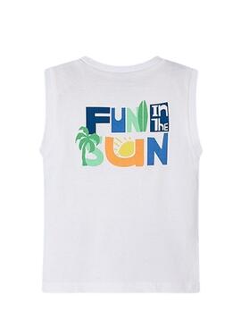 T-Shirt Mayoral Fun Weiß für Jungen