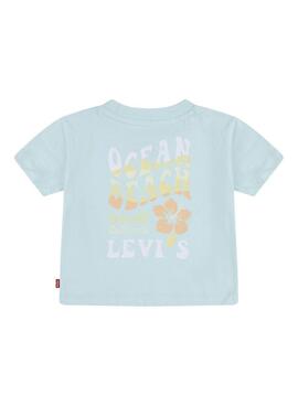 T-shirt Levis Ocean Türkis für Mädchen