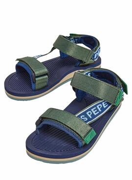 Pepe Jeans Pool One grüne Flip-Flops für Jungen