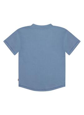 T-shirt Levis Curved Blau für Jungen.