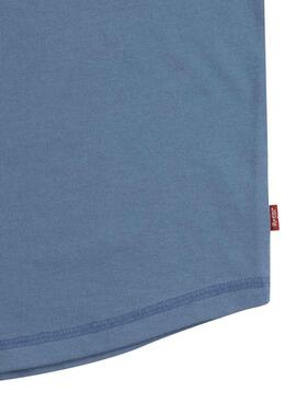 T-shirt Levis Curved Blau für Jungen.