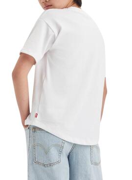 T-shirt Levis Curved Weiß für Jungen