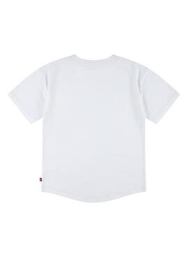 T-shirt Levis Curved Weiß für Jungen