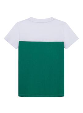 T-Shirt Pepe Jeans Raizo Grün für Jungen.