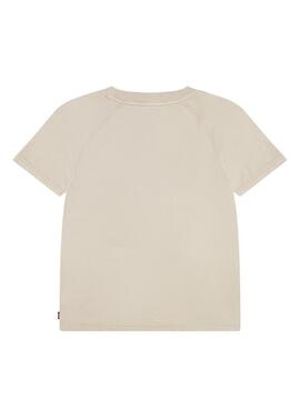 T-Shirt Levis Lived Beige für Jungen