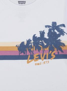 T-shirt Levis Palm Weiß für Jungen