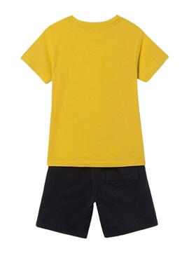 Set T-Shirt und Hose Mayoral Waves Gelb für Jungen