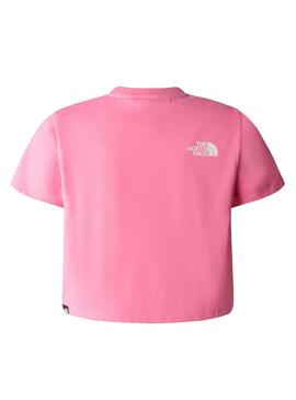 T-Shirt The North Face Crop Easy Rosa für Mädchen