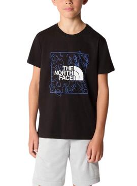 T-shirt The North Face New Graphic Schwarz Kinder