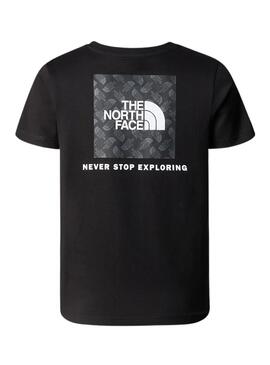 T-Shirt The North Redbox Schwarz für Kinder