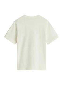 T-Shirt Vans Tropic Check Beige für Mädchen