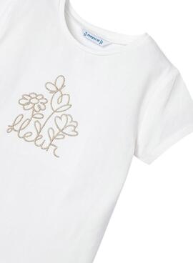 T-Shirt Mayoral Basic Weiß für Mädchen