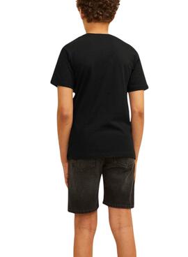 T-shirt Jack and Jones Tampa Fast Schwarz