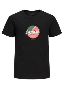 T-shirt Jack and Jones Tampa Fast Schwarz