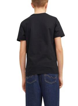 T-shirt Jack and Jones Tampa Schwarz für Kinder