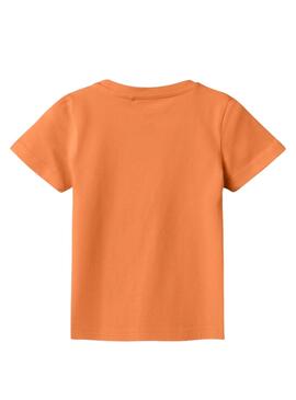 T-shirt Name It Fisher Orange für Jungen