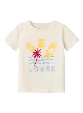 T-shirt Name It Fisher Beige für Jungen