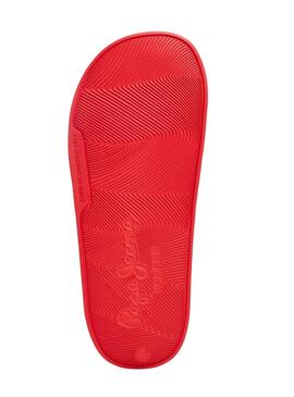 Flip-Flops Pepe Jeans Slider Rote für Mädchen