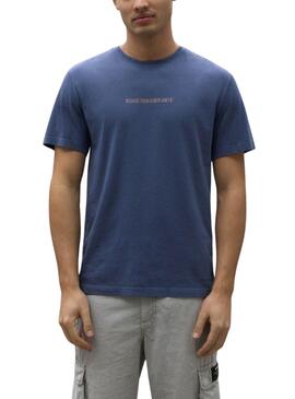 T-Shirt Dunkelblau Ecoalf für Männer