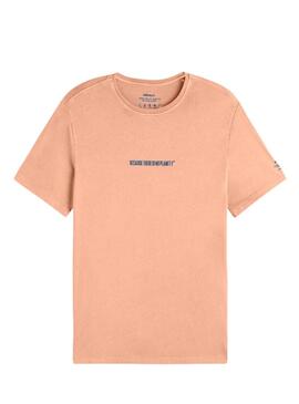 T-Shirt Orange Ecoalf Birca für Männer