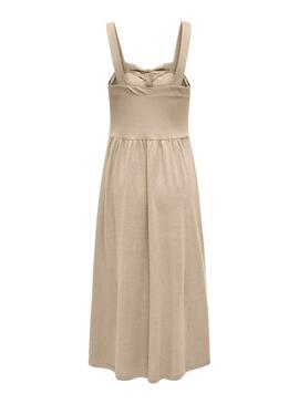 Kleid Only Jany Beige für Frauen