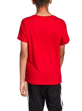 T-Shirt Adidas Trefoil Rot