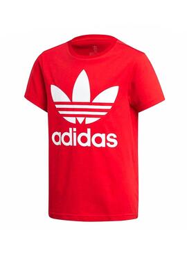 T-Shirt Adidas Trefoil Rot