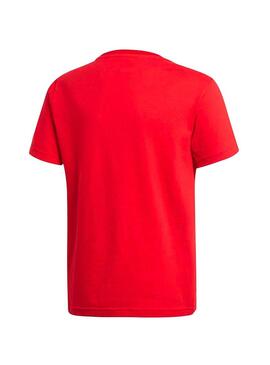T-Shirt Adidas Trefoil Rot