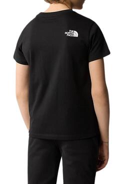 T-Shirt The North Face Simple Dome Schwarz Kinder