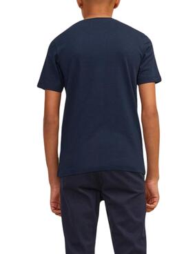 T-shirt Jack And Jones Zion Marine für Kinder