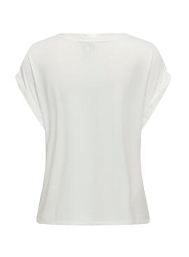 Top Only Lieke Satin Weiß für Frauen