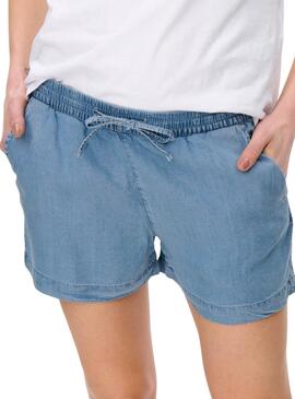 Shorts Only Pema Denim Light für Damen