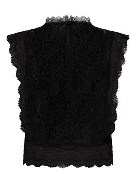 Bluse Only Karo Schwarz fur Damen
