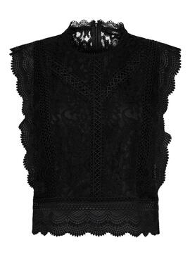 Bluse Only Karo Schwarz fur Damen