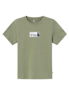 T-shirt Name It Holasse Green für Jungen