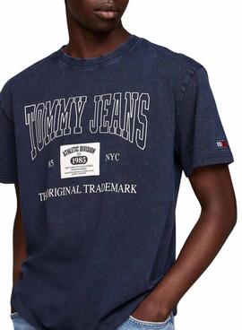 T-Shirt Tommy Jeans Archive Marine für Männer